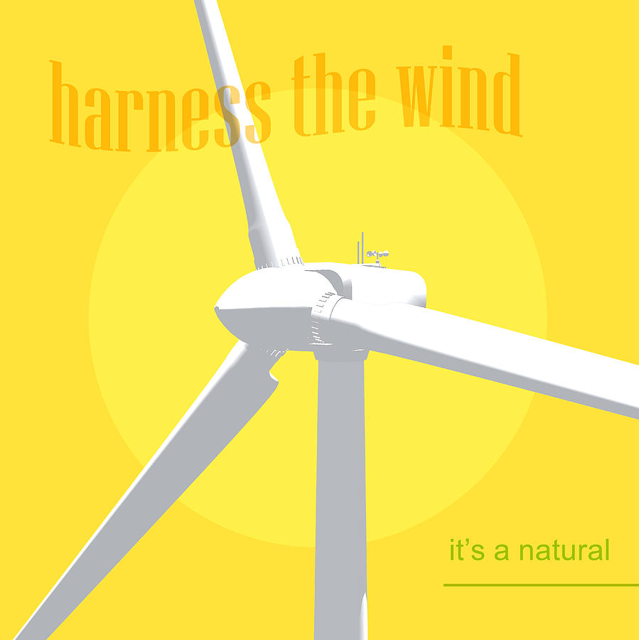 Wind Power Digital Art - Harness The Wind by Richard Rizzo