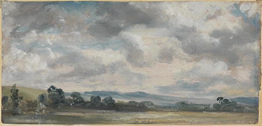 Harnham Ridge Painting by John Constable