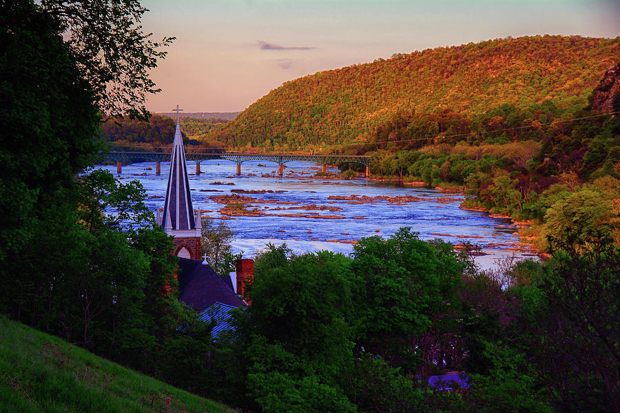 Harpers Ferry at Sunset Photograph by Raymond Salani III