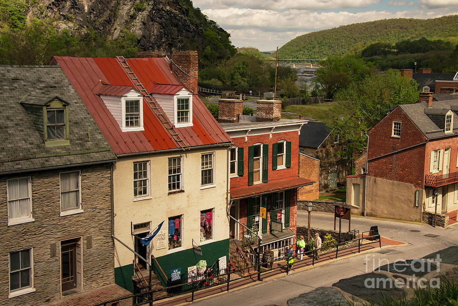 Harpers Ferry Cityscape Photograph by Bob Phillips