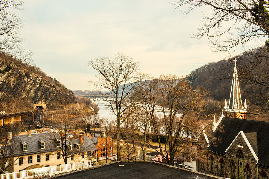 Harpers Ferry Rooftops #2 Photograph by Dana Sohr