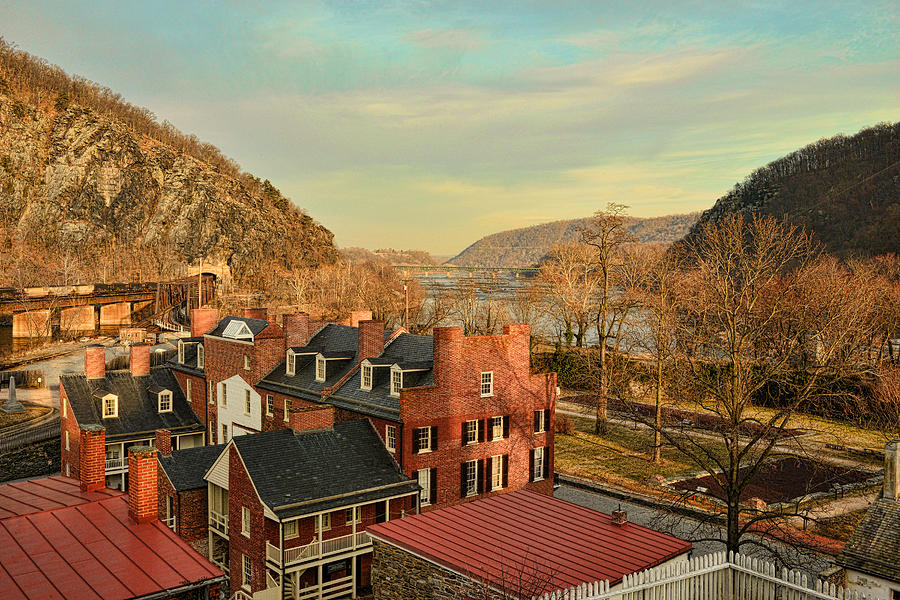 Harpers Ferry Rooftops Photograph by Dana Sohr