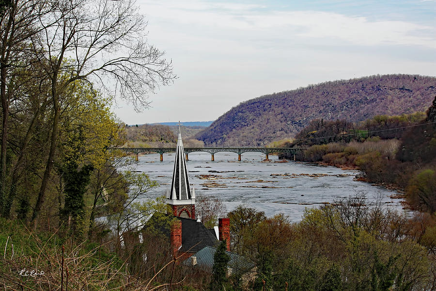 Harpers Ferry - Shenandoah meets the Potomac Photograph by Ronald Reid