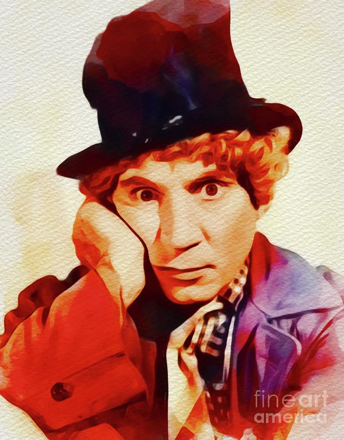 Harpo Marx, Hollywood Legend Painting by Esoterica Art Agency