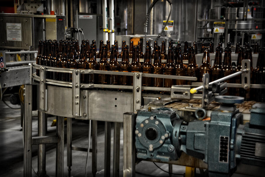 Harpoon Bottling Line Photograph by Mike Martin