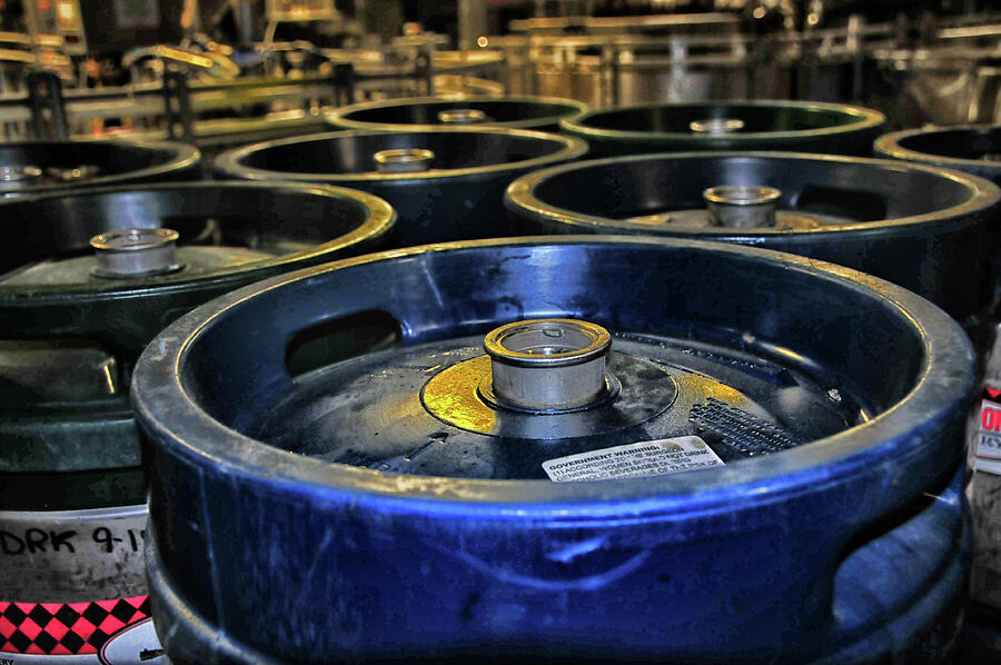 Harpoon Brewery Kegs Photograph by Mike Martin