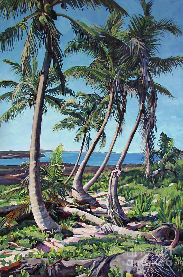 Harpster Island Painting by Patricia A Griffin