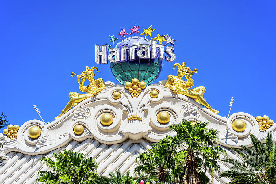 Las Vegas Photograph - Harrahs Casino Mardi Gras Entrance by Aloha Art