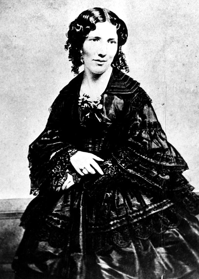 Portrait Photograph - Harriet Beecher Stowe, Ca.1800s by Everett