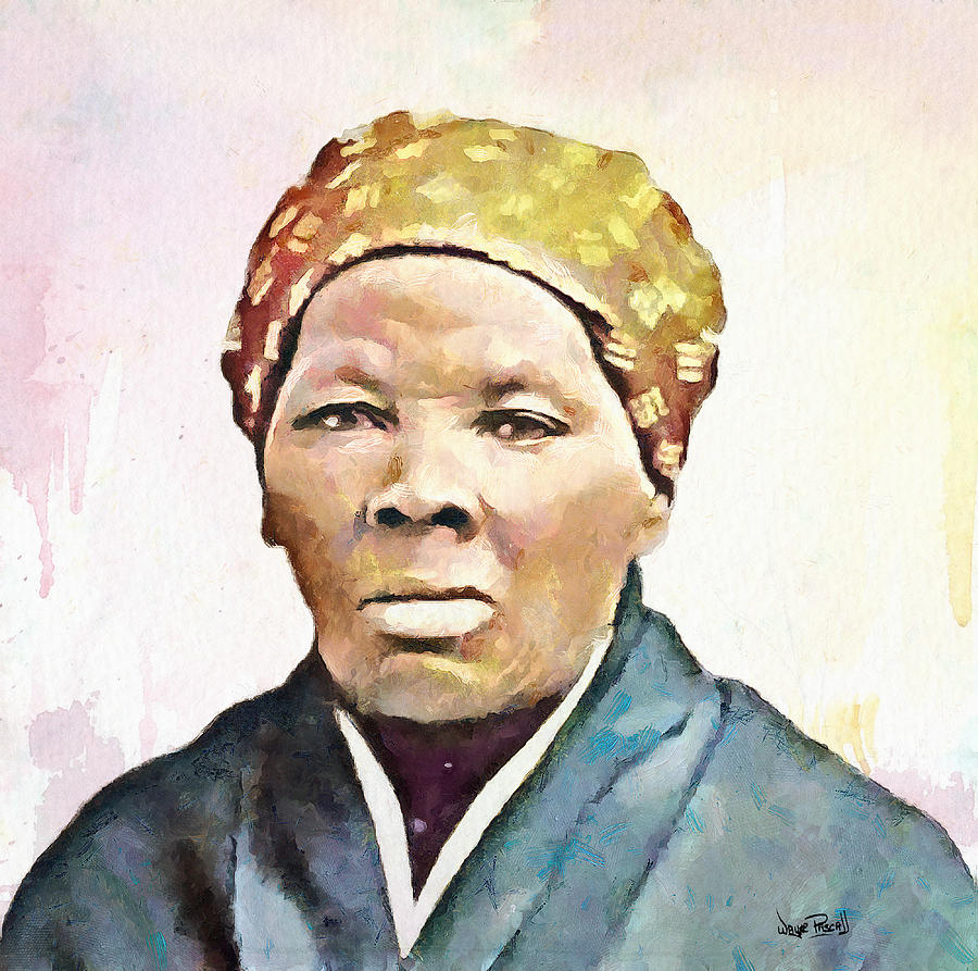 Harriet Tubman Painting By Wayne Pascall Pixels Merch