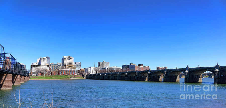 Harrisburg Skyline Photograph by Olivier Le Queinec