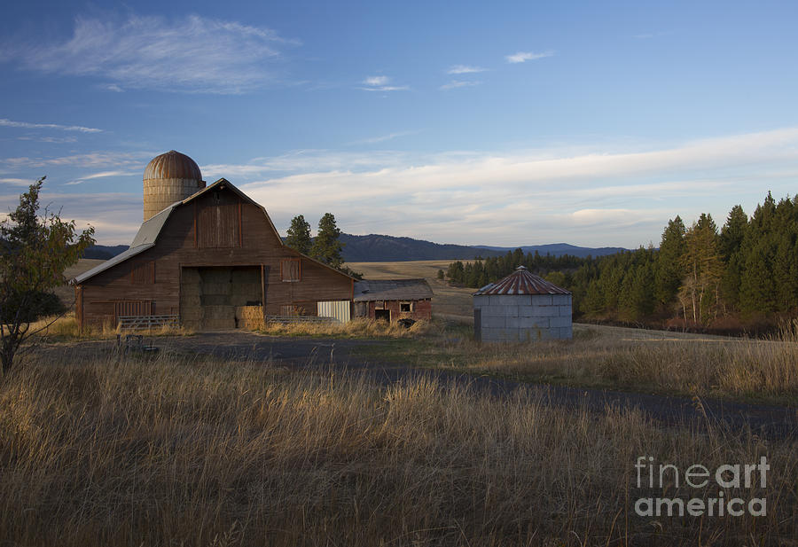 Fall Photograph - Harrison Barn by Idaho Scenic Images Linda Lantzy