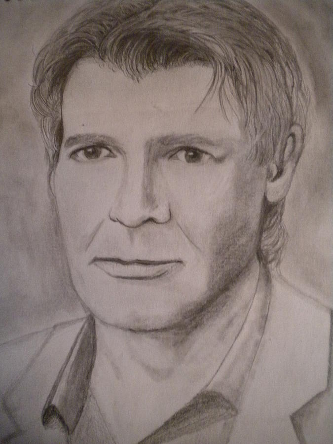 Harrison Ford Drawing by Shawn Fazenbaker - Pixels