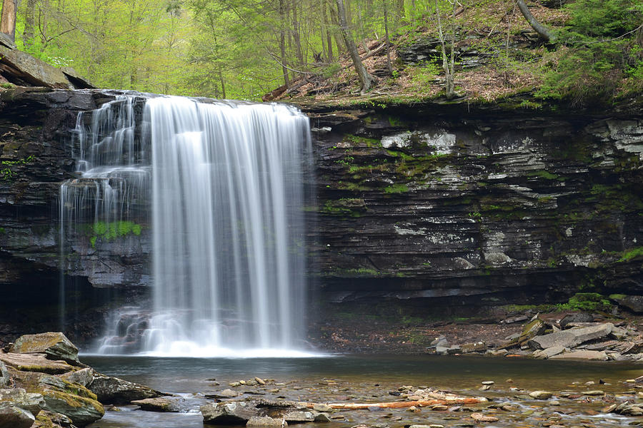 Harrison Wright Falls Spring Photograph by Philip LeVee - Fine Art America