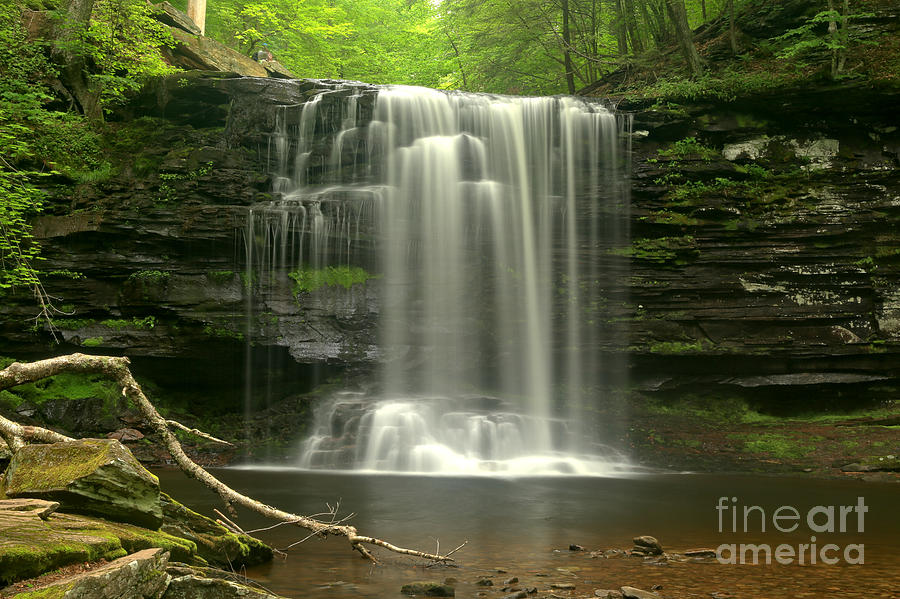 Harrrison Wrights Waterfall Photograph by Adam Jewell