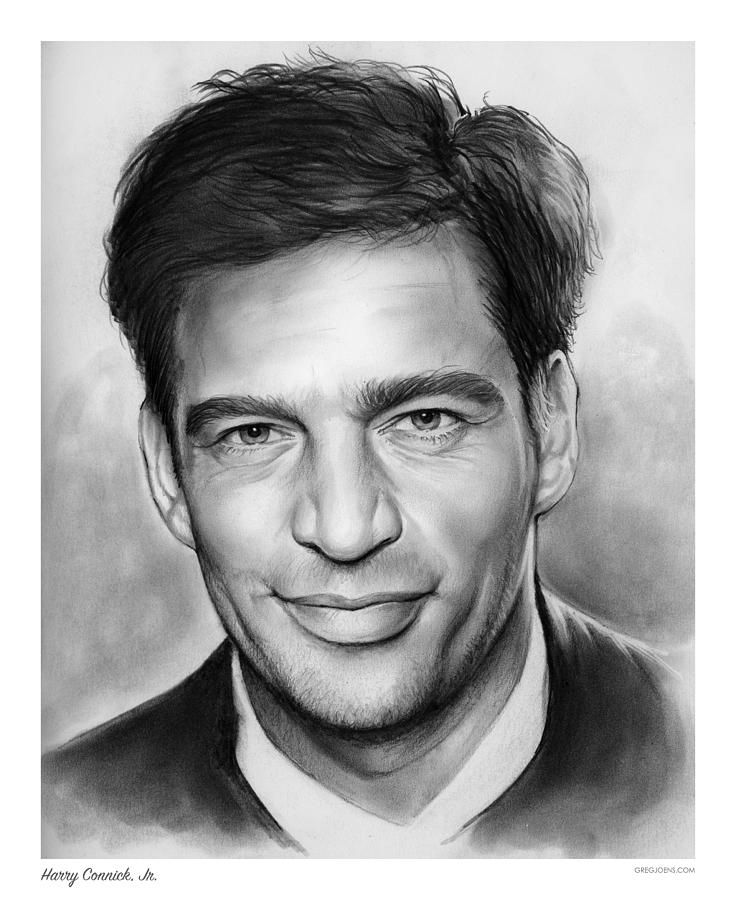 Jazz Drawing - Harry Connick, Jr. by Greg Joens