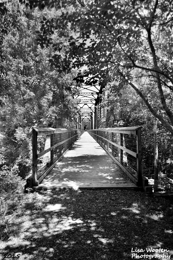 Bridge Photograph - Harry Easterling Bridge Peak SC Black and White by Lisa Wooten