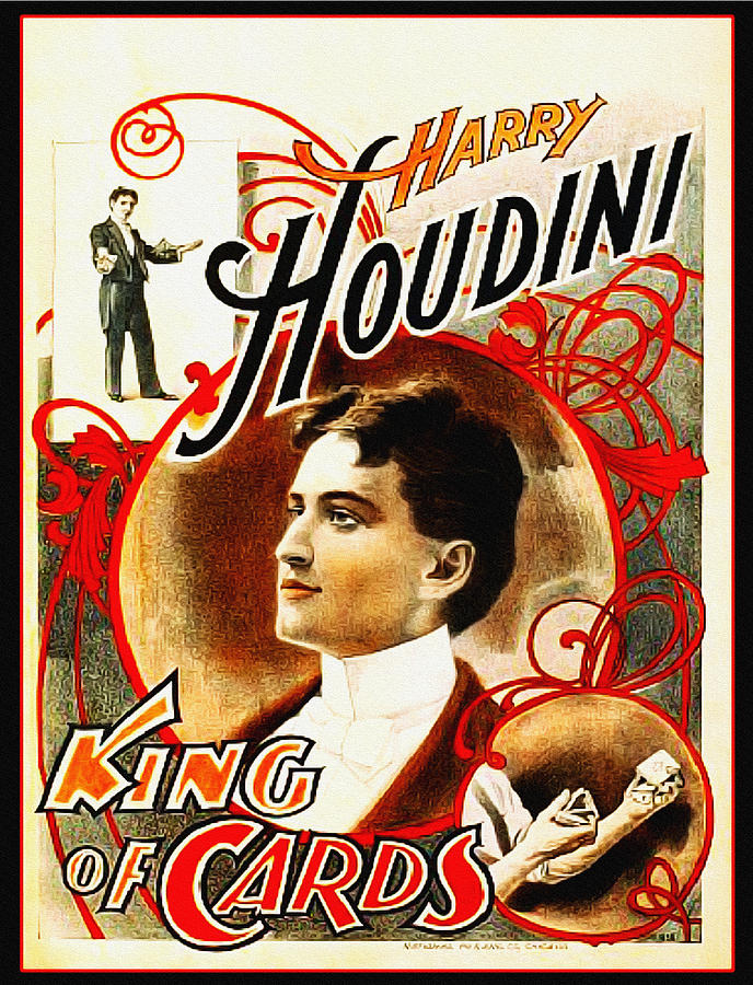 houdini king of cards poster