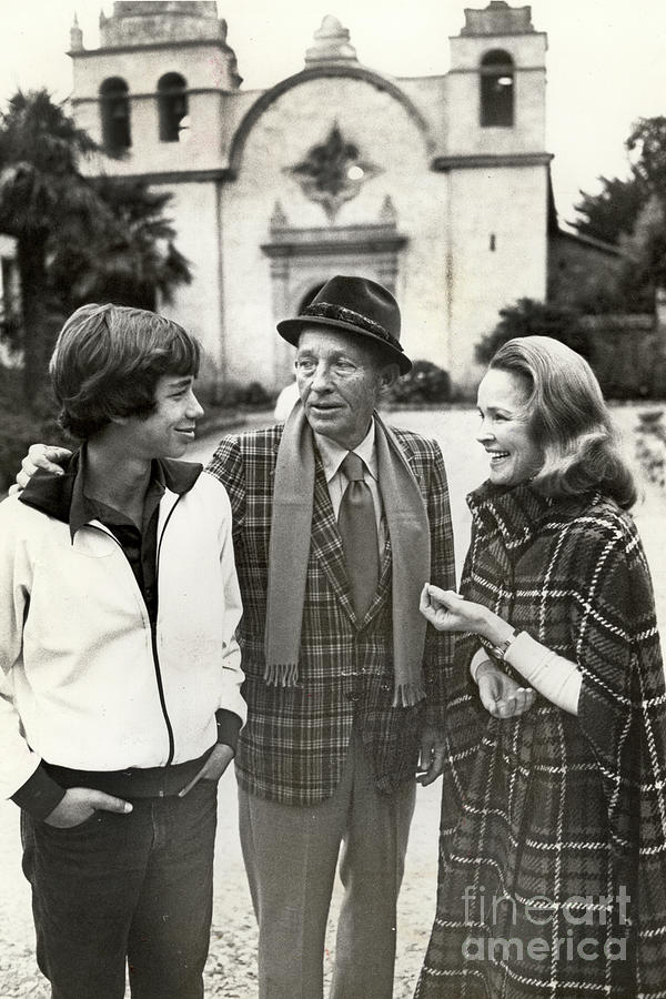 Bing Crosby Photograph - Harry Jr, 16 Harry Lillis Bing  and wife Kathy June 1957 by Monterey County Historical Society
