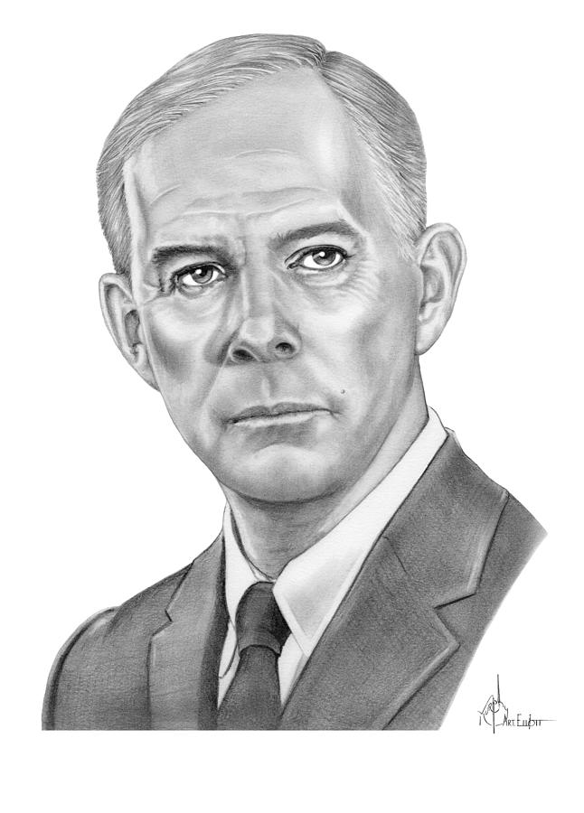 Harry Morgan Drawing By Murphy Elliott - Fine Art America