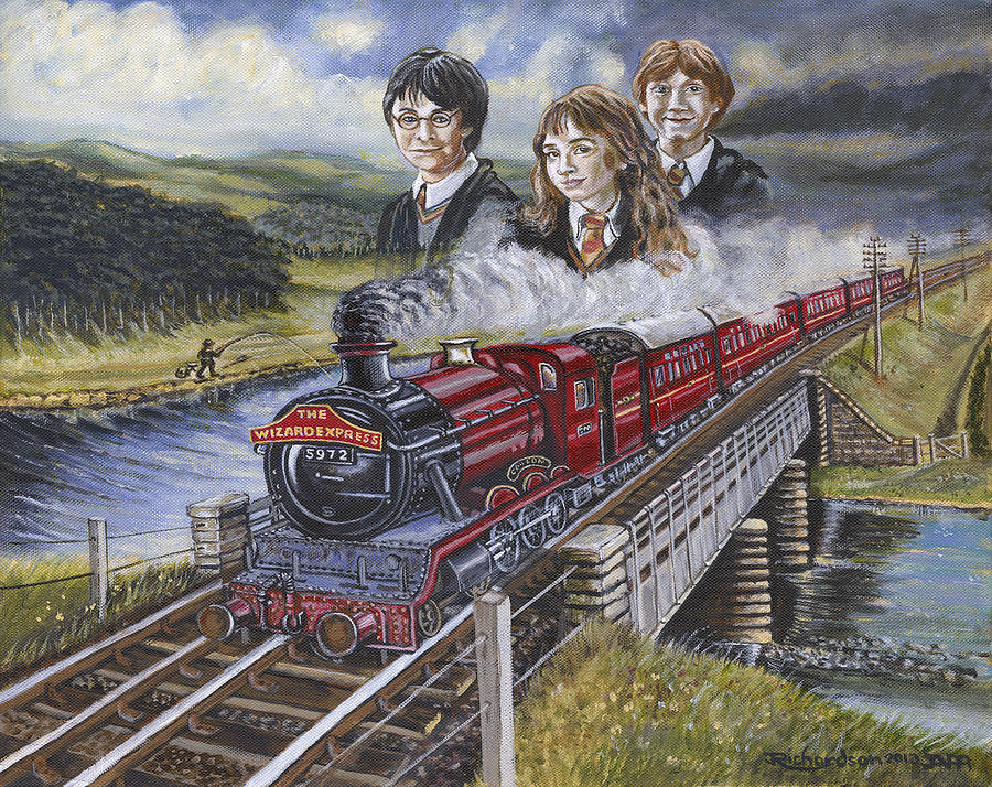 Harry Potter And Friends Painting by James Richardson