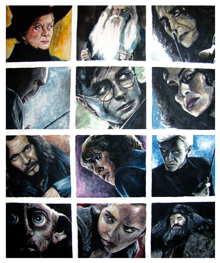 Harry Potter Cast Painting by Sarah Stonehouse