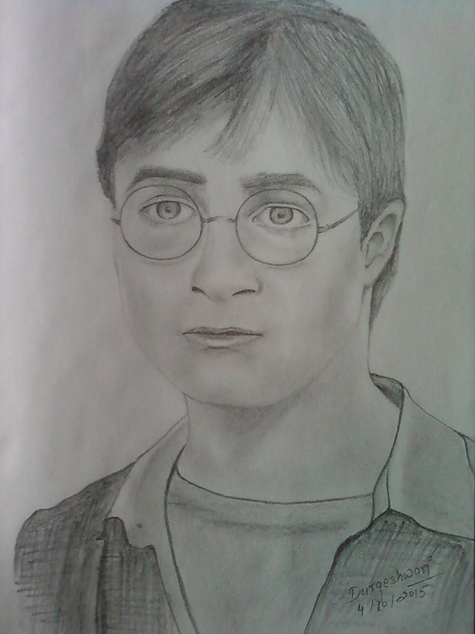 Harry Potter Drawing by Durgeshwari Durgeshwari - Fine Art America