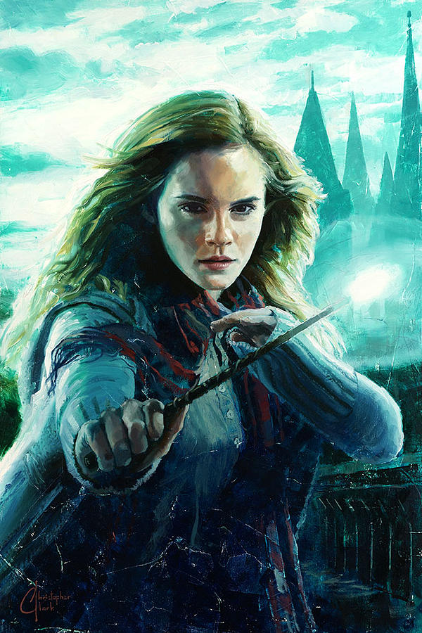 A Painting Of Hermione Granger From Harry Potter By J - vrogue.co