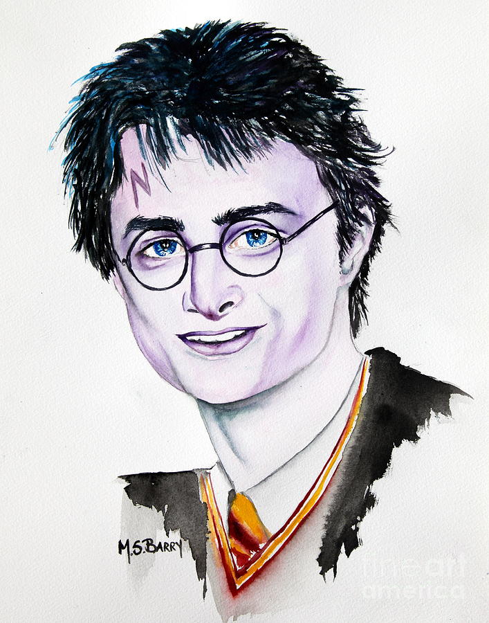 Harry Potter Painting by Maria Barry