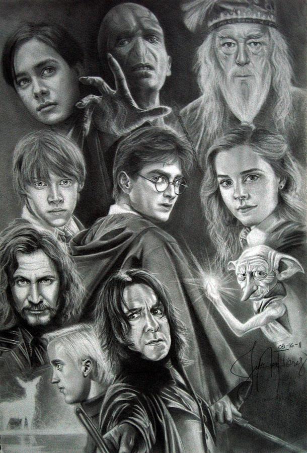 harry potter drawings