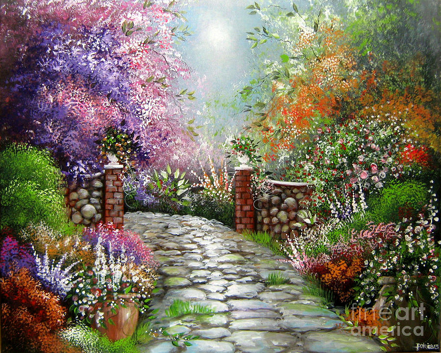 My Secret Garden Painting by Bella Apollonia