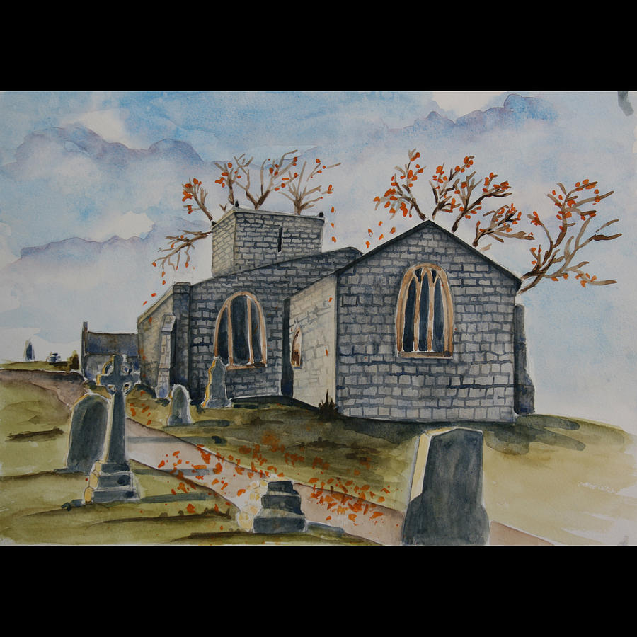 Church Painting - Hart Church by Susan Vaughan