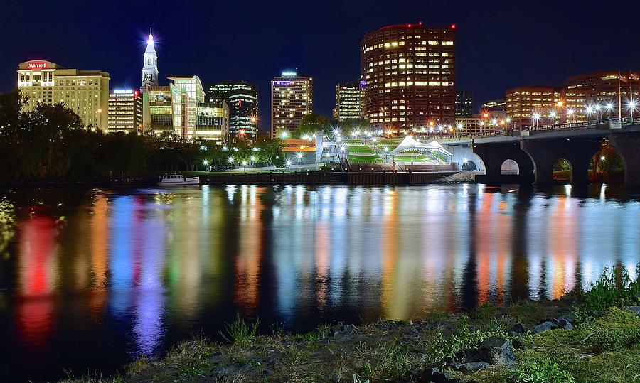 Hartford Lights up with Many Colors Photograph by Frozen in Time Fine Art Photography