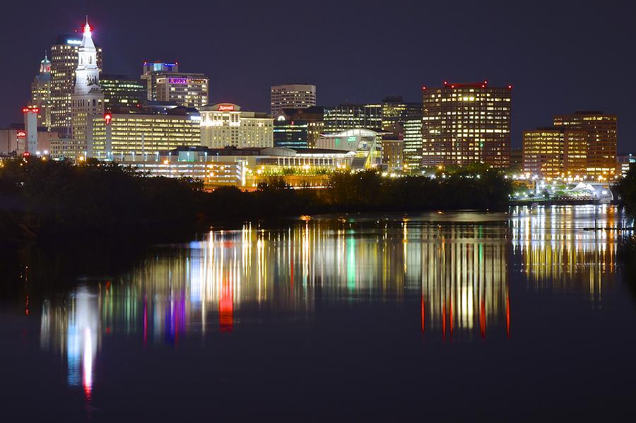 Hartford Night Photograph by Frozen in Time Fine Art Photography