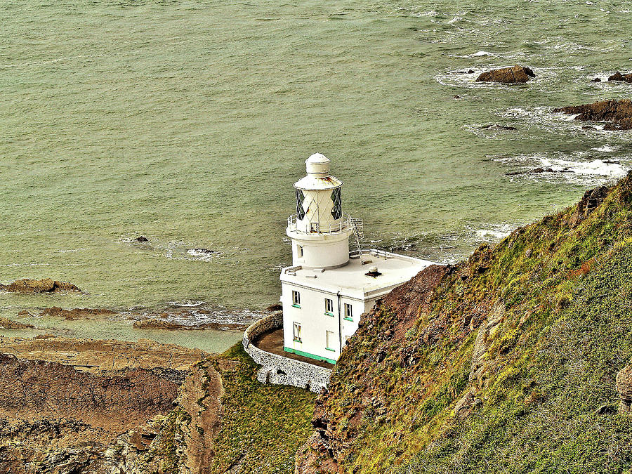 Hartland Point and Lighthouse Photograph by Richard Denyer