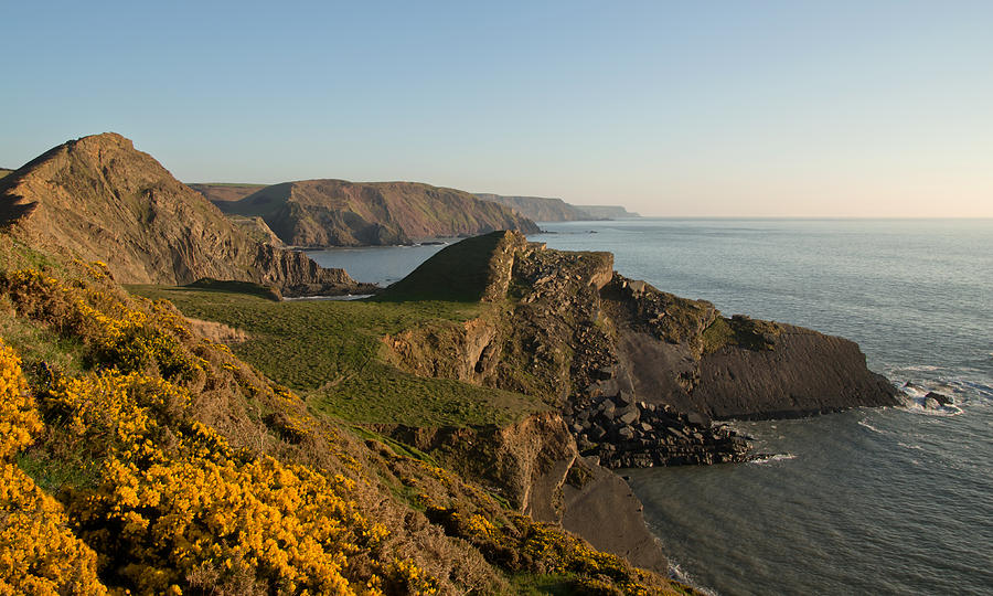 Hartland Seascape from the West coast of Devon Photograph by Pete Hemington