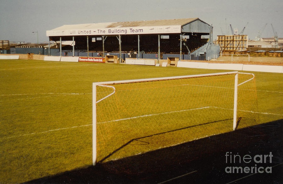 Hartlepool - Victoria Park -Clarence Road Stand 1 - 1980s Photograph by Legendary Football Grounds