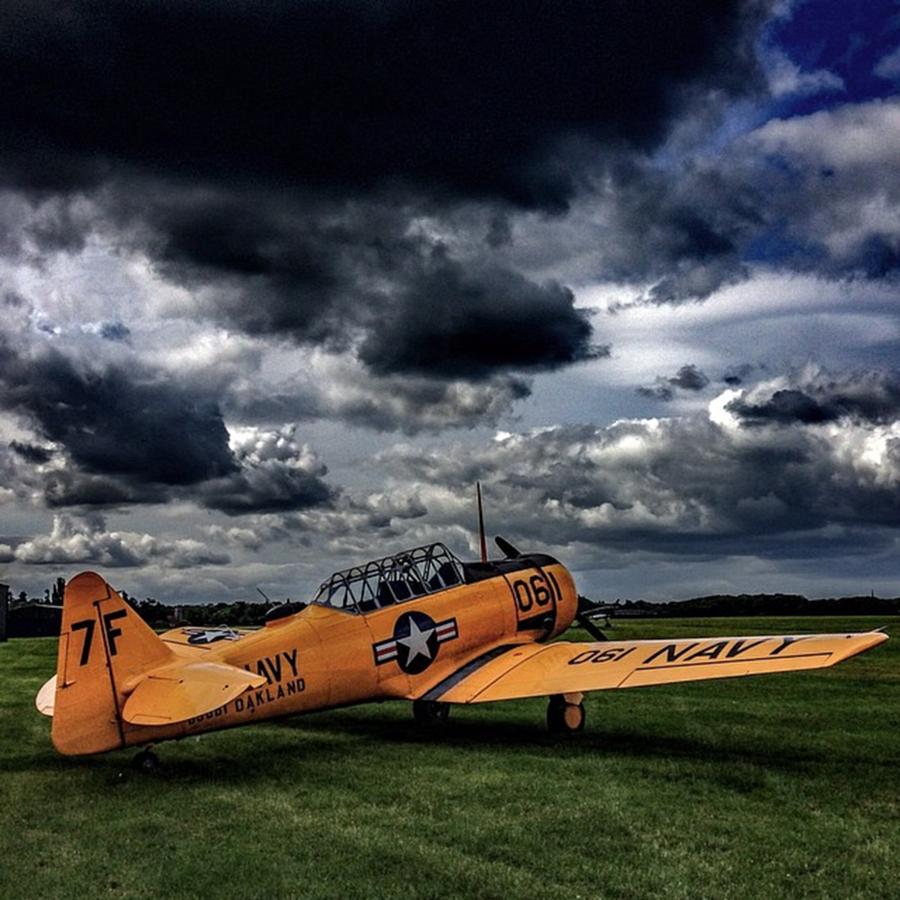 Raf Photograph - #harvard #aeroplane #whitewaltham by Sam Stratton