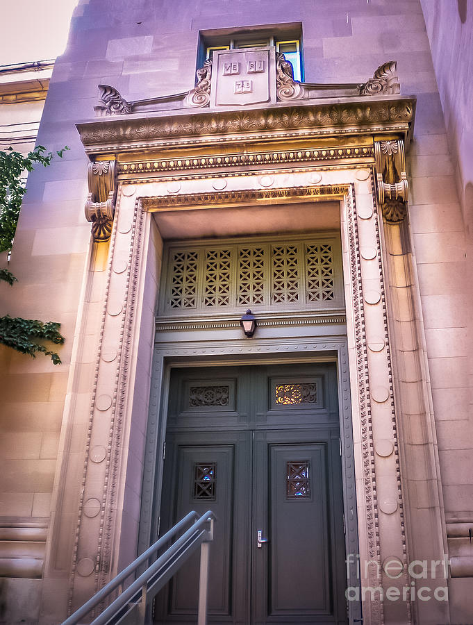 Harvard building entrance Photograph by Claudia M Photography