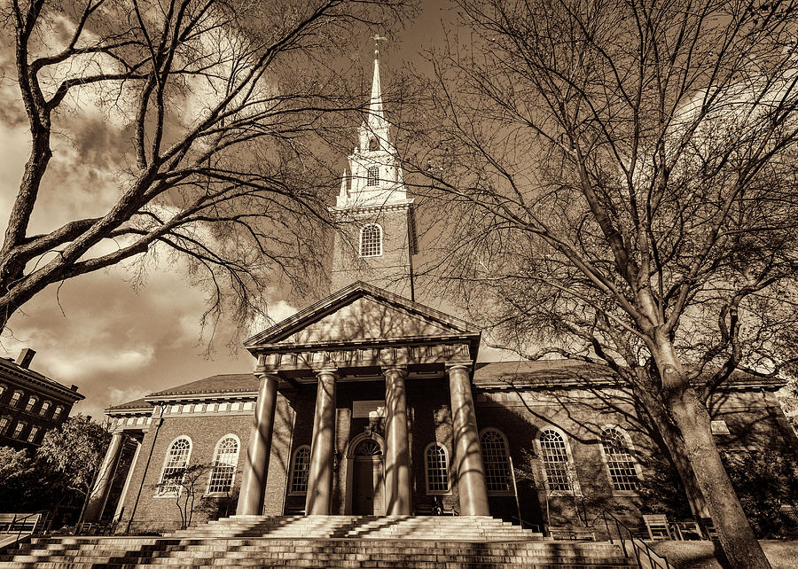 Harvard University Photograph - Harvard Memorial Church by Stephen Stookey