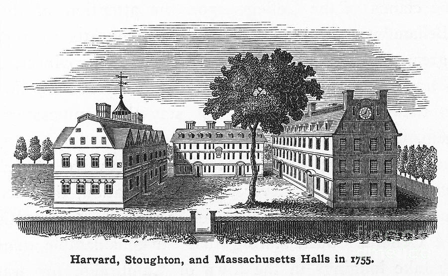 Harvard University, 1755 Photograph by Granger