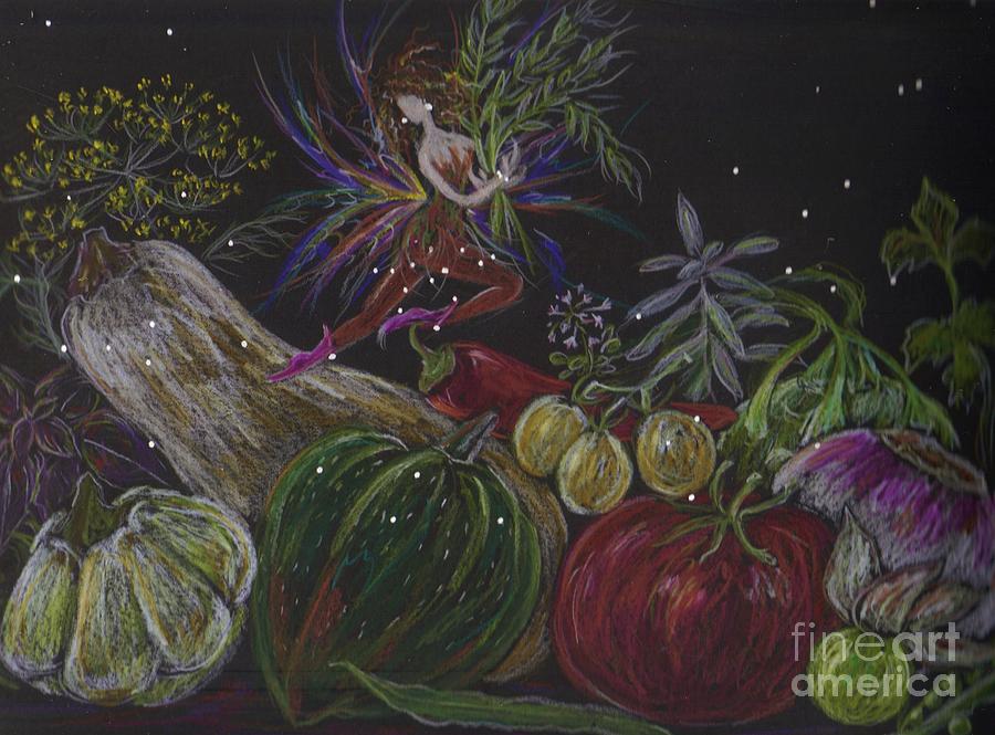 Harvest Drawing by Dawn Fairies