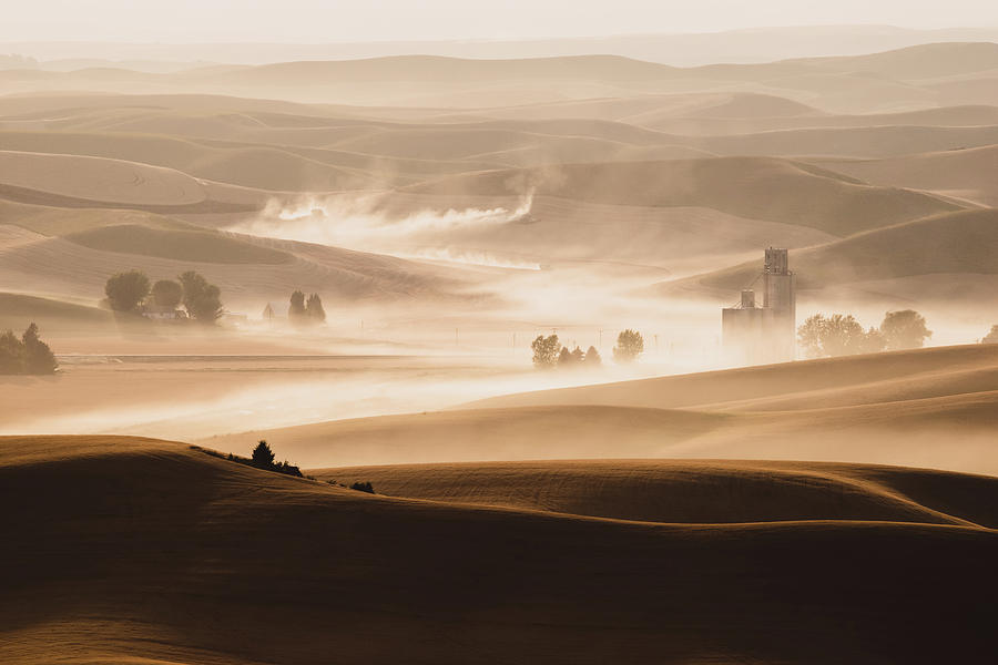 Landscape Photograph - Harvest Dust by Chris McKenna
