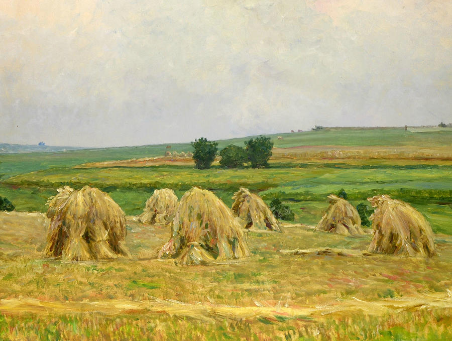 Harvest Painting by Frantisek Kavan
