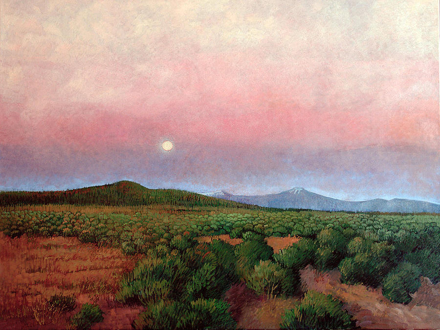 Harvest Moon Painting by Donna Clair