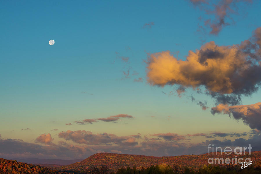 Harvest Moon Foothills Photograph by Alana Ranney