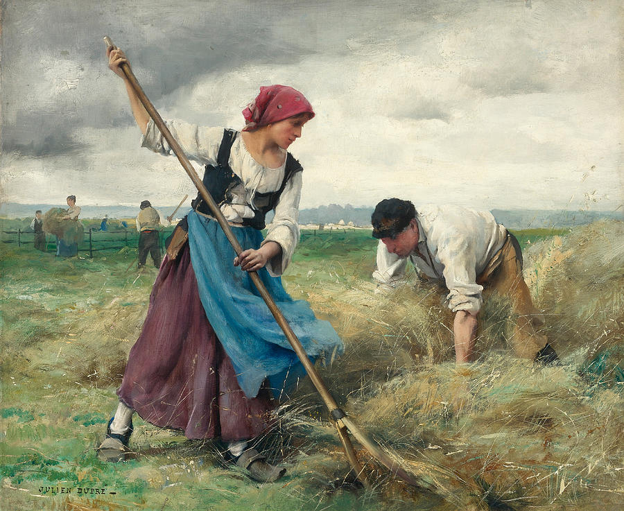 Harvesters Painting by Julien Dupre