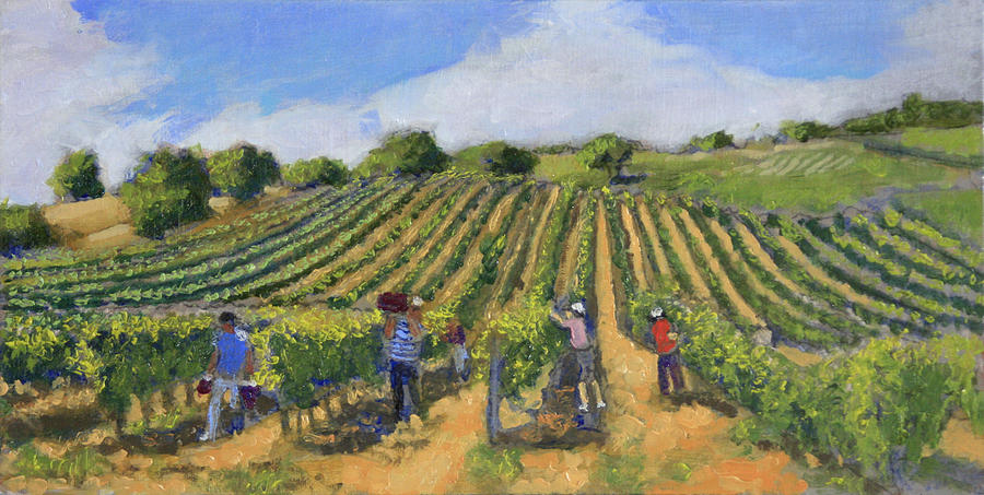 Harvesting Enchantment Painting by David Zimmerman