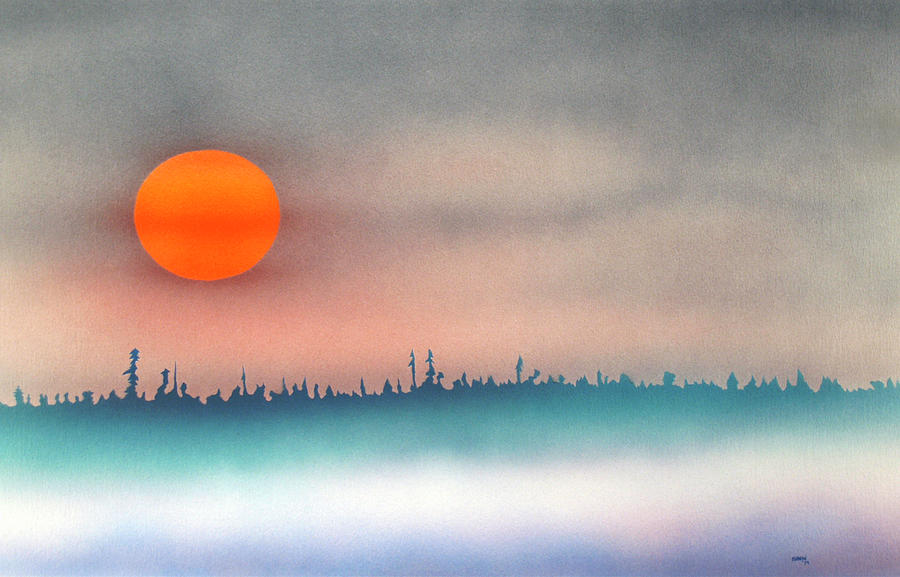 Harwood Sun Painting by Tom Morgan