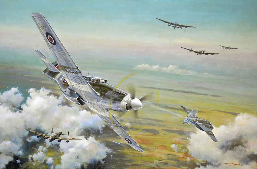 Haslopes Komet Painting by Colin Parker